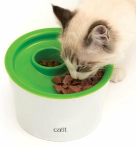 Cat-It Senses 2.0 Multi Feeder - Wit-Groen - Voerbak - Ø 19 cm